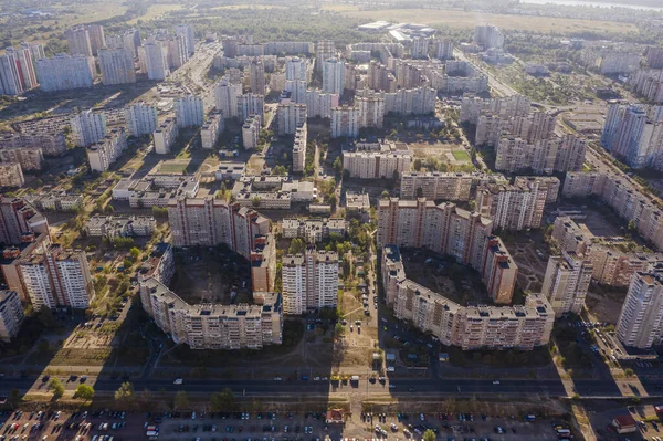 Kiev Kiev Ukraina Troieshchyna Område Hela Planerade Sovrum Distrikt Bostäder — Stockfoto