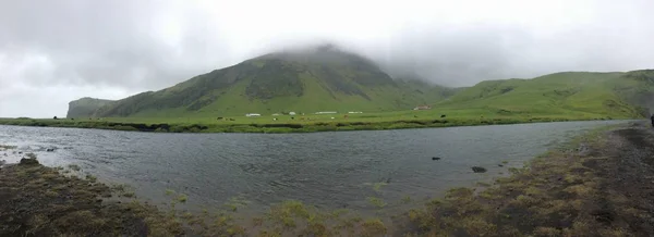 Panorama Bild Naturen Island — Stockfoto