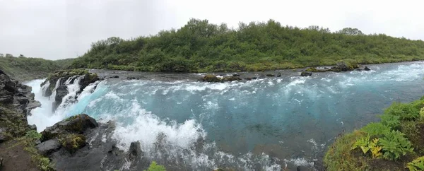 Panoramiczny Obraz Natury Islandii — Zdjęcie stockowe