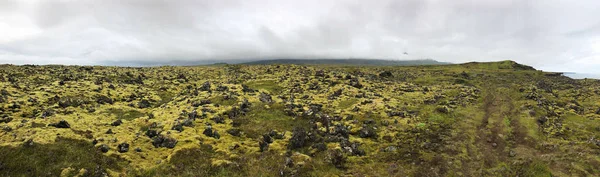 Panoramatický Obraz Přírody Islandu — Stock fotografie