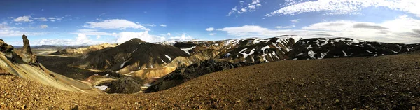 Panoramatický Obraz Přírody Islandu — Stock fotografie