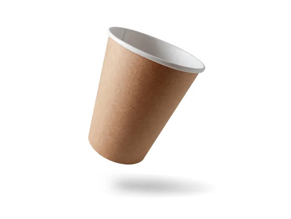 Papier Kaffeetasse Weiß — Stockfoto