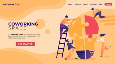 Iş yerinde ekip çalışması için ofis Işadamları.