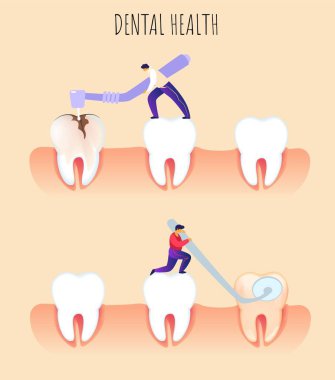 Düz Banner Diş Sağlığı Önleme Diş Hekimliği.