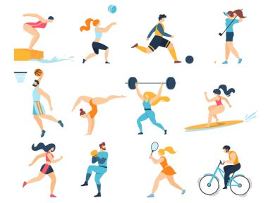 Profesyonel spor aktiviteleri. Erkekler kadın sporcuları