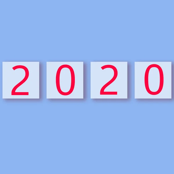 С Новым 2020 годом. Год крысы. иллюстрация — стоковое фото