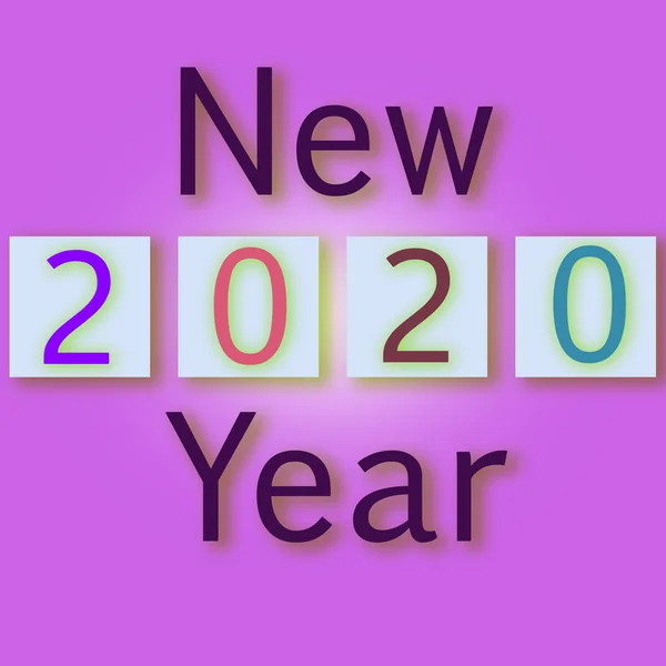 С Новым 2020 годом. Год крысы. иллюстрация — стоковое фото