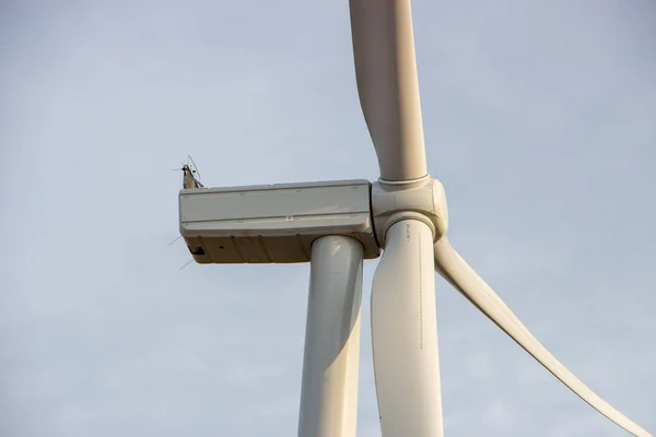 Turbina Wiatrowa Wiatrak Produkujący Energię Elektryczną Sposób Przyjazny Dla Środowiska — Zdjęcie stockowe