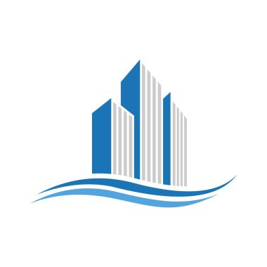 ev, emlak, logo, simge ve şablon