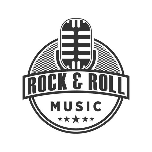 müzik stüdyosu logosu, simgesi ve şablonu