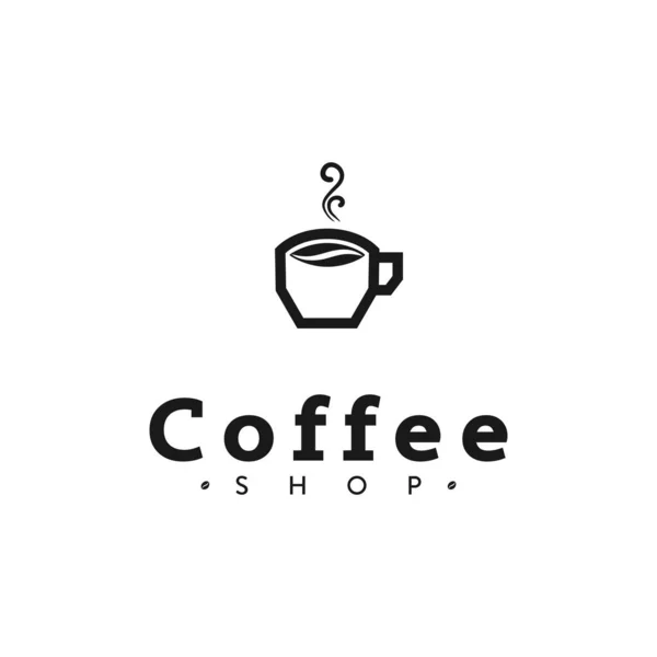 Jahrgangskaffee Café Logo Symbol Und Vorlage — Stockvektor