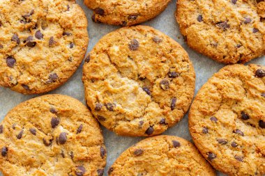 Çikolatalı kurabiye. Hamur işleri. Kahvaltı vejetaryen yemek tarifi.