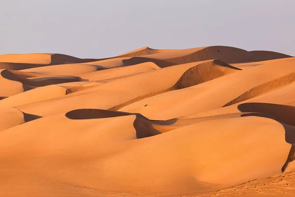 Settembre 2020 Paesaggio Desertico Con Dune Sabbia All Alba Deserto — Foto Stock