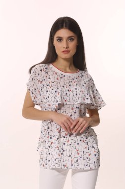 Yaz kısa kollu sarı bluz modeli kız