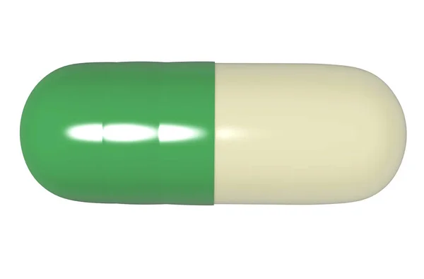 Illustration Antidepressant Pill Close Isolated White — Stock Photo, Image