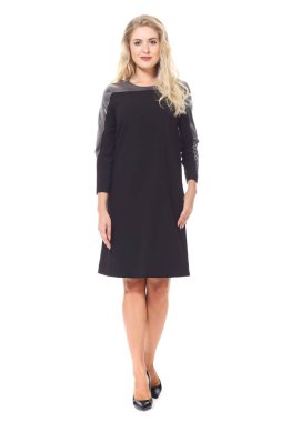 siyah officia poz genç kafkas iş kadını yönetici