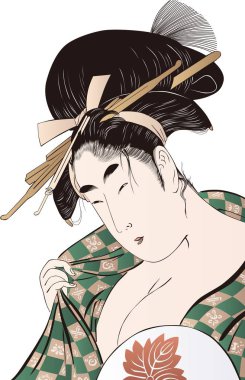 Ukiyo-e Kadın Yaz