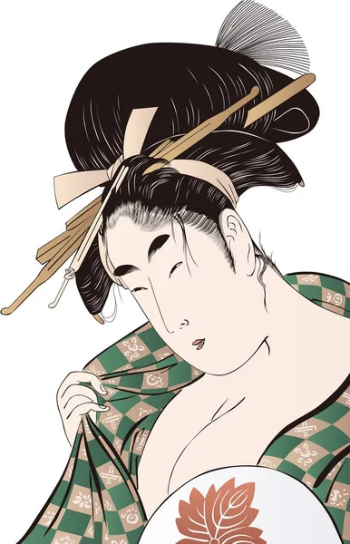 Ukiyo-e Kadın Yaz