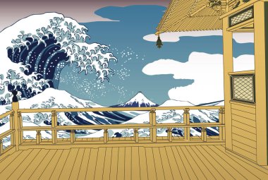 Kanagawa açıklarında & bina