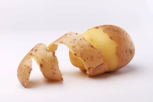 Oloupané brambory — Stock fotografie