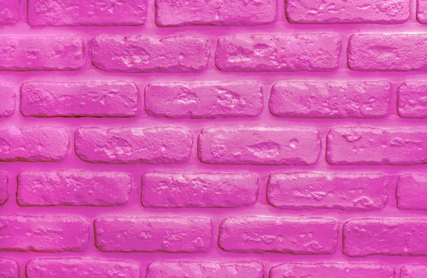 Fond en plastique de briques roses. Texture moderne tendance — Photo