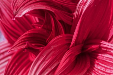 Kavisli pembe soyut doku bırakır. Doğa arka planı