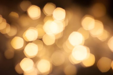 Bulanık altın köpüklü şenlikli bokeh arka plan
