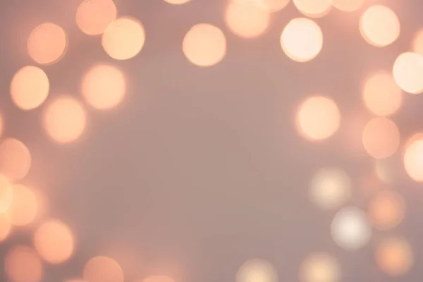 Blurred golden sparkling festive bokeh background — Stock Photo, Image