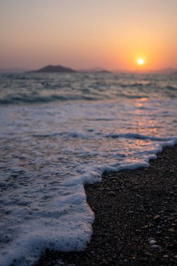 İspanya 'da Akdeniz' de gün batımı