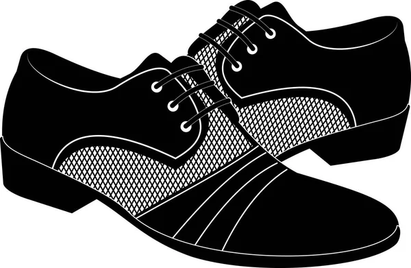 Sapato Couro Clássico Masculino Logotipo Sapatos Fundo Transparente Ilustração Vetorial — Vetor de Stock