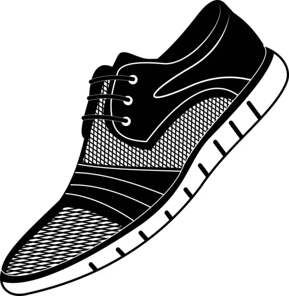 Sapato Couro Clássico Masculino Logotipo Sapatos Fundo Transparente Ilustração Vetorial — Vetor de Stock