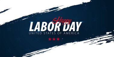 İşçi Bayramı satış promosyon, reklam, poster, afiş, Amerikan bayrağı ile şablonu. Amerikan İşçi Bayramı duvar kağıdı. Fiş indirim