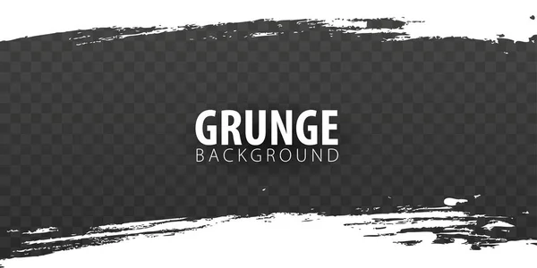 Hvid isoleret grunge på mørk gennemsigtig baggrund. Vektorillustration . – Stock-vektor