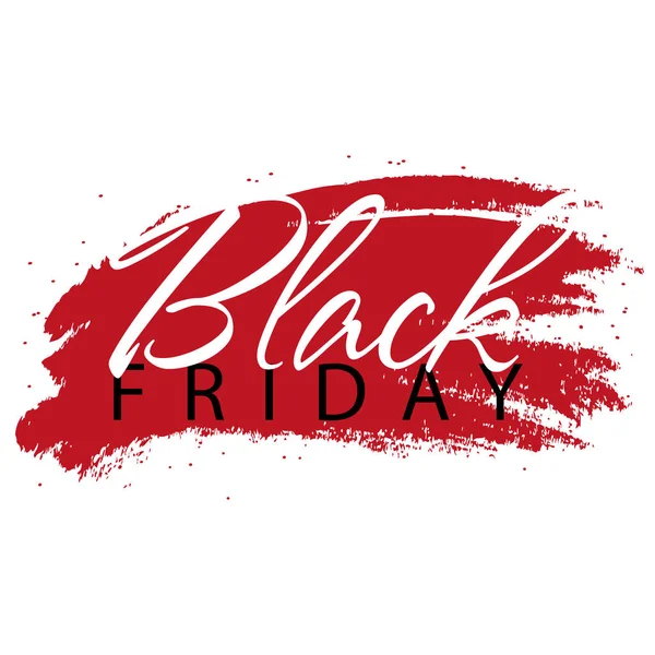 Black Friday Sale Calligraphic banner. Vector Illustration. — Stock Vector