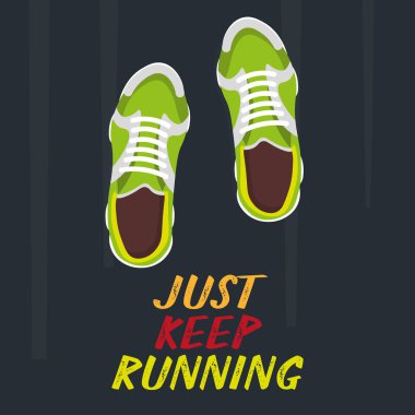 Spor ayakkabıları ile koyu arka plan spor teklif.