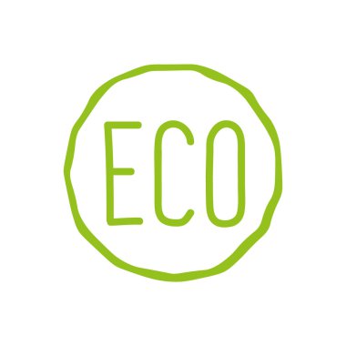 Bio, Eco ve Natural ürün amblemi. Yeşil ve Çevre dostu musunuz.