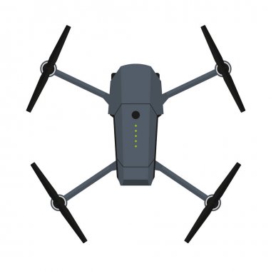 Fotoğraf veya video gözetimi için kameralı Drone veya Quadcopter. 