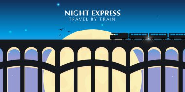 Trenle seyahat edin. Açık hava manzarası na sahip demiryolu köprüsü. Seyahat Konsepti.