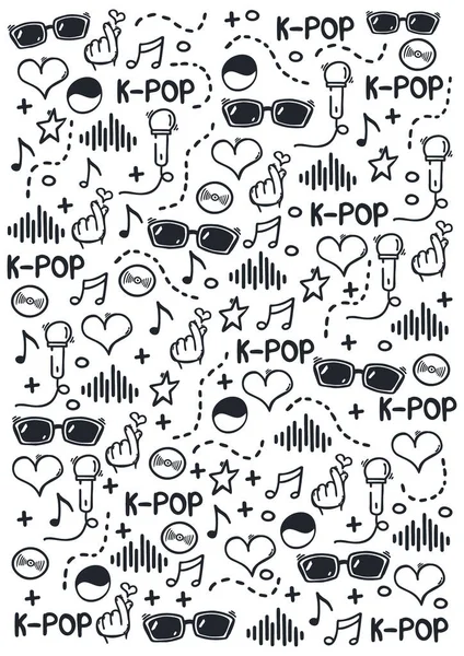 K pop imágenes de stock de arte vectorial | Depositphotos