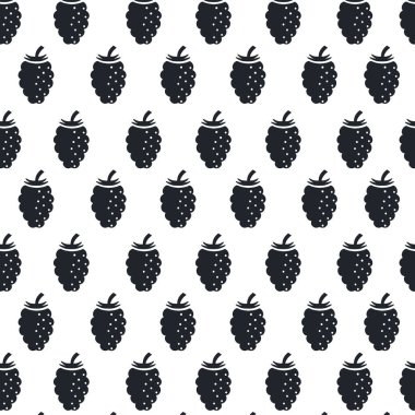 Ahududu arkaplanlı beyaz böğürtlenler.