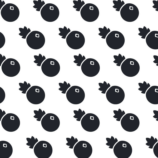 Berries set on white background with blueberry.