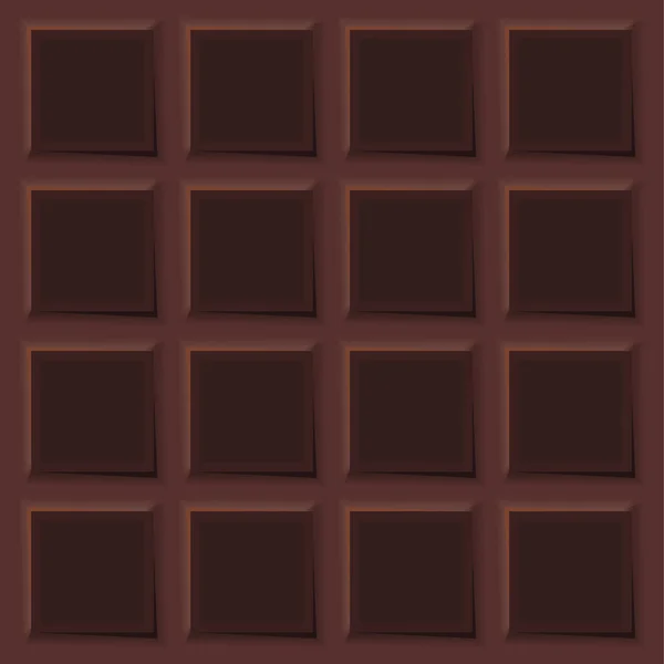 Milk Chocolate bar. Food Design Elements. Flat Vector illustration. — Stock Vector