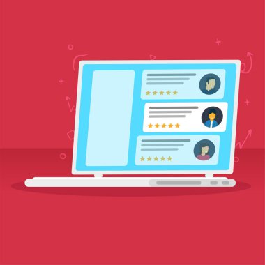 İş İçin En İyi Aday Seçme Arayüzü. Vektör illüstrasyonu.