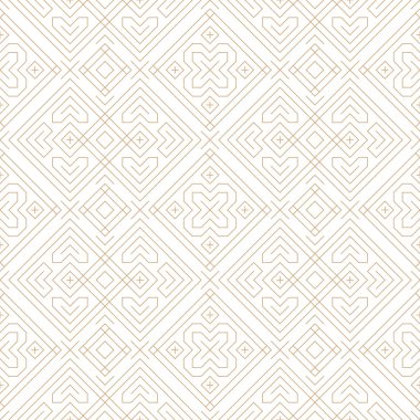Dikişsiz geometrik desen, zarif ve tekrarlanabilen fayans