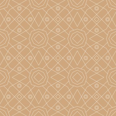 Dikişsiz geometrik desen, zarif ve tekrarlanabilen fayans
