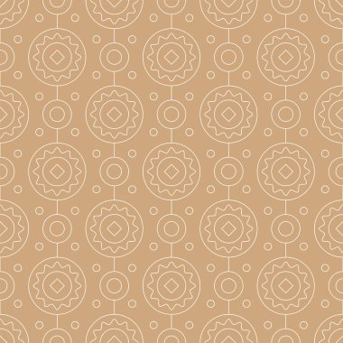 Dikişsiz geometrik desen, zarif ve tekrarlanabilen fayans