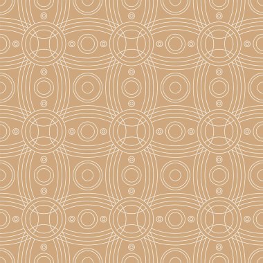 Dikişsiz geometrik desen, zarif ve tekrarlanabilen fayans