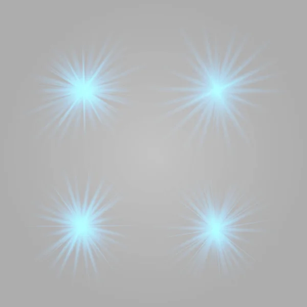 Gloeilicht effect. Kerst Flash — Stockvector