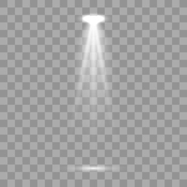 Sahne aydınlatma koleksiyonu, şeffaf etkileri.