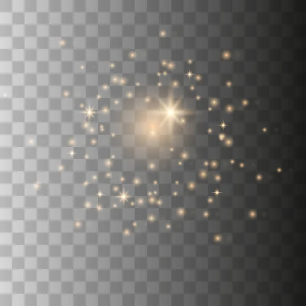 Star dust sparks — Stock Vector
